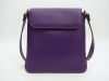 Lila női bőr táska, válltáska (Monarchy)